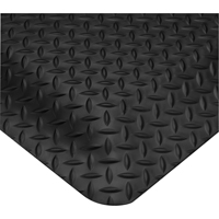 Smart No. 497 Mats, Diamond, 2' x 3' x 5/8", Black, PVC WestPier