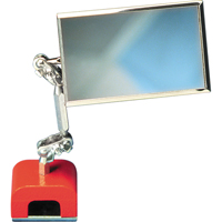 Inspection Mirror, Rectangular, 3-1/2" L x 2" W, Telescopic WestPier