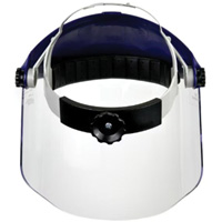 Harnais de t&ecirc;te avec visi&egrave;re, Polycarbonate, Suspension Rochet WestPier