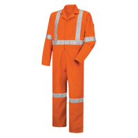 Hi-Visibility Coveralls , Men's, Orange, Size 38 WestPier