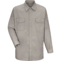 Flame Resistant Welding Shirt, Medium, Grey WestPier