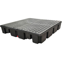 Nestable Spill Pallet Without Drain, 66 US gal. Spill Capacity, 49" x 49" x 10.5" SDM227 | WestPier