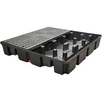 Nestable Spill Pallet Without Drain, 66 US gal. Spill Capacity, 49" x 49" x 10.5" SDM227 | WestPier
