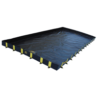 Bermes Rigid-Lock QuickBerm, Capacit&eacute; 1795 gal., 12' la x 20' lo x 12" h, Paroi &agrave; piquets WestPier