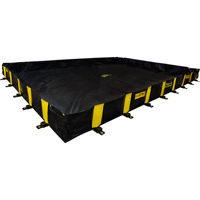 Bermes Rigid-Lock QuickBerm, Capacit&eacute; 1910 gal. US, 16' la x 16' lo x 12" h, Paroi &agrave; piquets WestPier