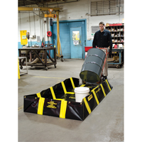 Bermes de confinement avec supports int&eacute;rieurs de parois QuickBerm , Capacit&eacute; 235 gal. US, 4' la x 8' lo x 12" h, Support &agrave; encliqueter WestPier
