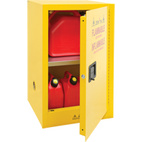 Flammable Storage Cabinet, 12 gal., 1 Door, 23" W x 35" H x 18" D SDN642 | WestPier