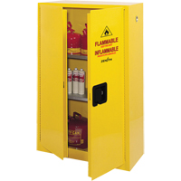 Flammable Storage Cabinet, 45 gal., 2 Door, 43" W x 65" H x 18" D SDN647 | WestPier