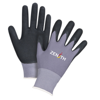 ZX-1 Premium Touchscreen Compatible Gloves, 8/Medium, Nitrile/Foam Nitrile Coating, 15 Gauge, Nylon Shell WestPier