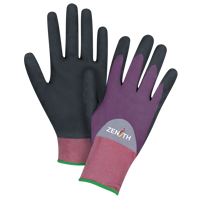 Gants enduits de premi&egrave;re qualit&eacute; ZX-2, 11/2T-Grand, R&ecirc;vetement Nitrile/Mousse de nitrile, Calibre 18, Enveloppe en Nylon WestPier