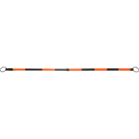 Retractable Cone Bar, 7' 5" Extended Length, Black/Orange SDP614 | WestPier
