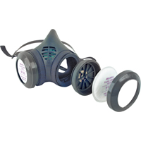 Respirateur &agrave; demi-masque assembl&eacute; de la s&eacute;rie 8000, &eacute;lastom&egrave;re/Thermoplastique, Moyen WestPier