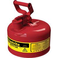 Safety Cans, Type I, Steel, 1 US gal., Red, FM Approved/UL/ULC Listed WestPier