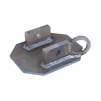 Advanced™ Bare Steel Uni-Anchor with Tie-Off, Bolt-On, Temporary Use SEB444 | WestPier