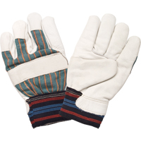Gant pour le travail doubl&eacute;s pour l'hiver r&eacute;sistant &agrave; l'abrasion, Moyen, Paume en Cuir fleur de vache, Doublure en Molleton de coton WestPier