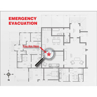 Evacuation Map Holder Clear Insert SEC866 | WestPier