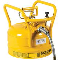 Bidons s&eacute;curitaires D.O.T. de AccuFlow, Type II, Acier, 2,5 gal. US, Jaune, Homologu&eacute; FM WestPier