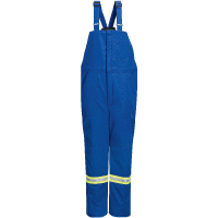 Deluxe Flame-Resistant Insulated Bib Overalls with Reflective Trim, Men's, 3X-Large, Navy Blue SED229 | WestPier