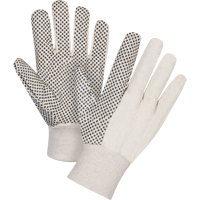 Gants en toile de coton &agrave; pois sur la paume, 8 oz, Petit WestPier