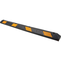 Parking Curb, Rubber, 6' L, Black/Yellow SEH141 | WestPier