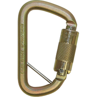 Rollgliss™ Technical Rescue Offset D Fall Arrest Carabiner, Steel, 3600 lbs Capacity SEH168 | WestPier