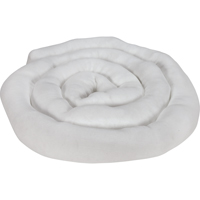 Remblais tubulaire absorbant, Huile seulement, Absorption 45 gal., 3" la x 10' lo, Pqt de 10 WestPier