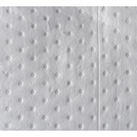 Feuilles absorbantes li&eacute;es de premi&egrave;re qualit&eacute;, Huile seulement, 15" x 17", 8 gal. d'absorption WestPier