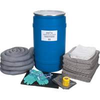 Large-Capacity Spill Kit, Universal, Drum, 30 US gal. Absorbancy WestPier