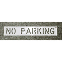 Parking Lot Stencils, Pictogram, 4" x 3" SEI881 | WestPier