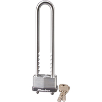 Cadenas lamin&eacute;, Argent, Cl&eacute;s diff&eacute;rentes, Acier lamin&eacute;, Largeur de 1-3/4" WestPier