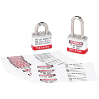 Zenex™ Thermoplastic Photo Padlock Identification Labels SEJ533 | WestPier
