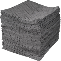 Feuilles absorbantes li&eacute;es de premi&egrave;re qualit&eacute;, Universel, 15" x 17", 30 gal. d'absorption WestPier