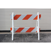Barricades, A-Frame, 28.6" L x 40" H, Orange/White SEK535 | WestPier