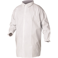 KleenGuard A20 Lab Coats, SMS, White, Large WestPier