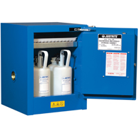 Armoires de comptoir doubl&eacute;es pour rangement de mati&egrave;res dangereuses Chem-Cor, 4 gal., 17" x 22" x 17" WestPier