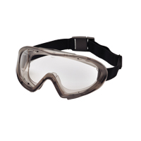 Capstone 500 Series Safety Goggles, Grey/Smoke Tint, Anti-Fog/Anti-Scratch, Elastic Band SEL258 | WestPier