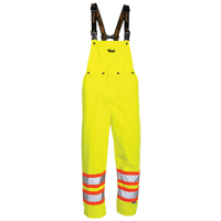 Pantalons 300 deniers Professional Journeyman, Polyester, Petit, Jaune lime haute visibilit&eacute; WestPier