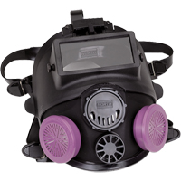 7600 Series Full Face Respirator with Welding Attachment, Silicone, Small WestPier