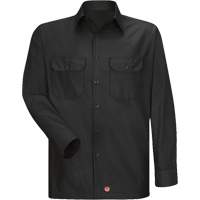 Long Sleeve Ripstop Shirt, Men's, 3X-Large, Black WestPier