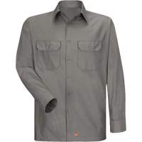 Long Sleeve Ripstop Shirt, Men's, 3X-Large, Grey WestPier