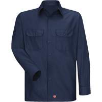 Long Sleeve Ripstop Shirt, Men's, 3X-Large, Navy Blue WestPier