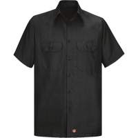 Short Sleeve Ripstop Shirt, Men's, 3X-Large, Black WestPier