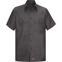 Short Sleeve Ripstop Shirt, Men's, 3X-Large, Charcoal WestPier
