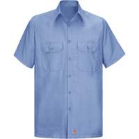 Short Sleeve Ripstop Shirt, Men's, 3X-Large, Blue WestPier