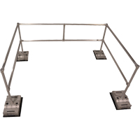 RoofGuard Classic System - Packaged Kits, Aluminum, 72" W x 108" L x 42" H WestPier