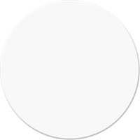 Armor Stripe Lean/5S Markers, Circle, 6" L x 6" W, White, Plastic WestPier