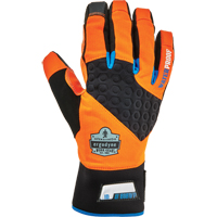 Gants utilitaires thermiques haute visibilit&eacute; performants et &eacute;tanches ProFlex 818WP, Paume Polyur&eacute;thane, Taille Petit WestPier