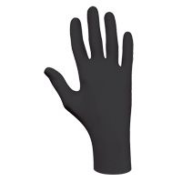 Gants biod&eacute;gradables 6112PF, T-petit, Nitrile, 4 mils, Sans poudre, Noir WestPier