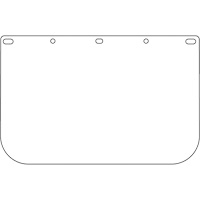 Dynamic Die Cut Faceshield Visor, PETG, Clear Tint WestPier