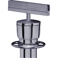 Sign Bracket for Portable Post, Satin Chrome WestPier